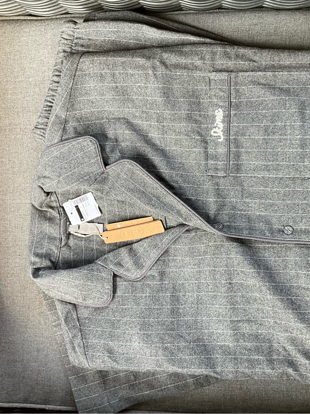 SKIMS Flannel Elevated Sleep Set - NWT - Picture 6 of 8